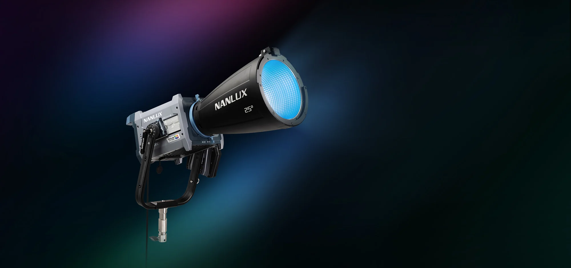 NANLUX Evoke 600C full colour LED spotlight with 25 degree reflector