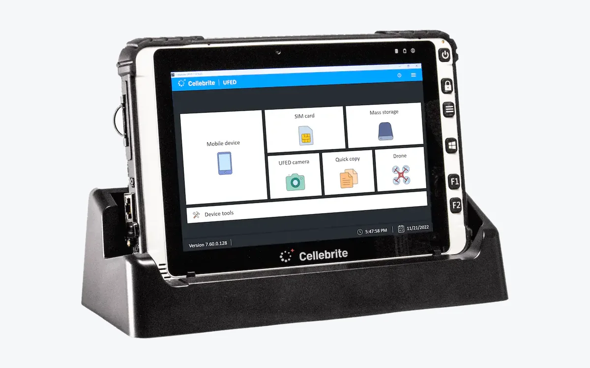 Cellebrite UFED Touch3 digital forensics unit